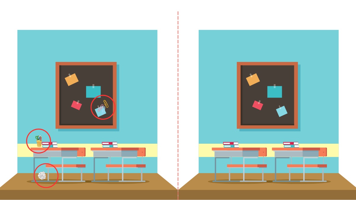 Answer: Spot the 3 Difference